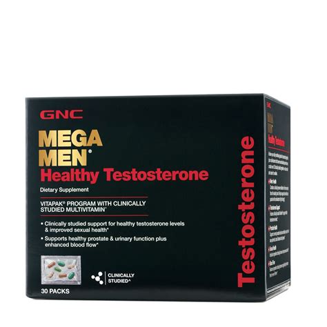 test booster in a white bottle|GNC Mega Men® Mega Men® .